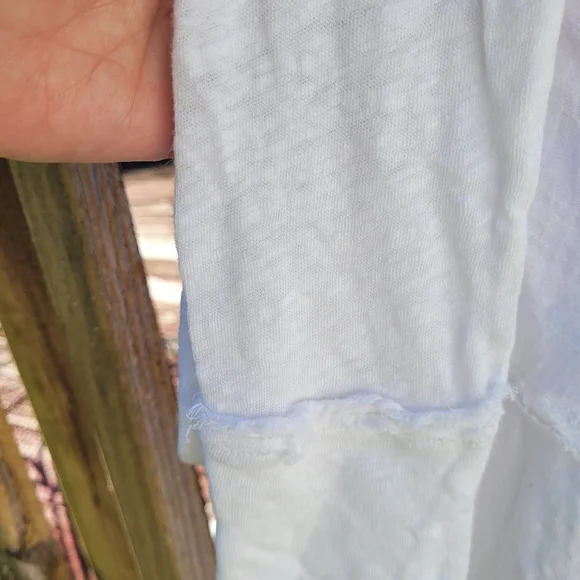 BRAND NEW! We The Free White Buttoned Relaxed Blouse - Picture 5 of 10